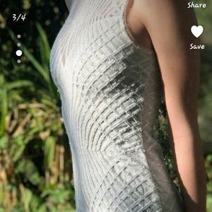 Sparkly White Dress Prom/wedding dress